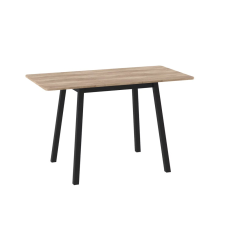 Стол TIRK RADIAL-94, раздвижной 94(126)х64, ДУБ КАНЬОН/ЧЕРНЫЙ TIRK RADIAL 94